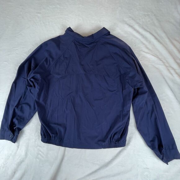 The Mens Store Jacket Mens XL Navy Cotton Casual Long Sleeve Pockets Full Zipper - Picture 3 of 6